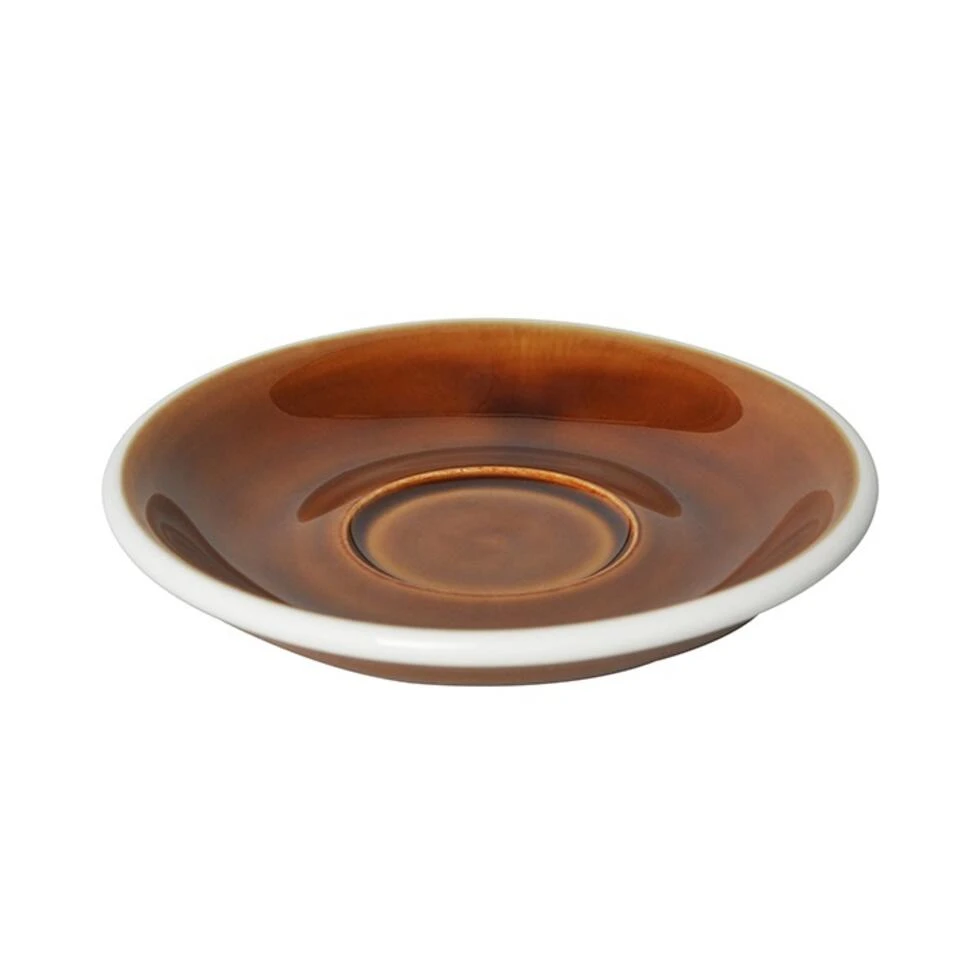 Egg Espressokop Met Schotel - Set Van 2 - 80ml - Caramel 4 Egg Espressokop Met Schotel - Set Van 2 - 80ml - Caramel - Afbeelding 2