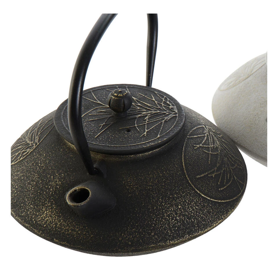 Items Kitchen Theepot Asian - Gietijzer - 1300 Ml - Antiek Zwart 5 Items Kitchen Theepot Asian - Gietijzer - 1300 Ml - Antiek Zwart - Afbeelding 3