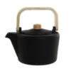 Items Kitchen Theepot - Gietijzer - 1300 Ml - Mat Zwart -Bestekwinkel 1000095082