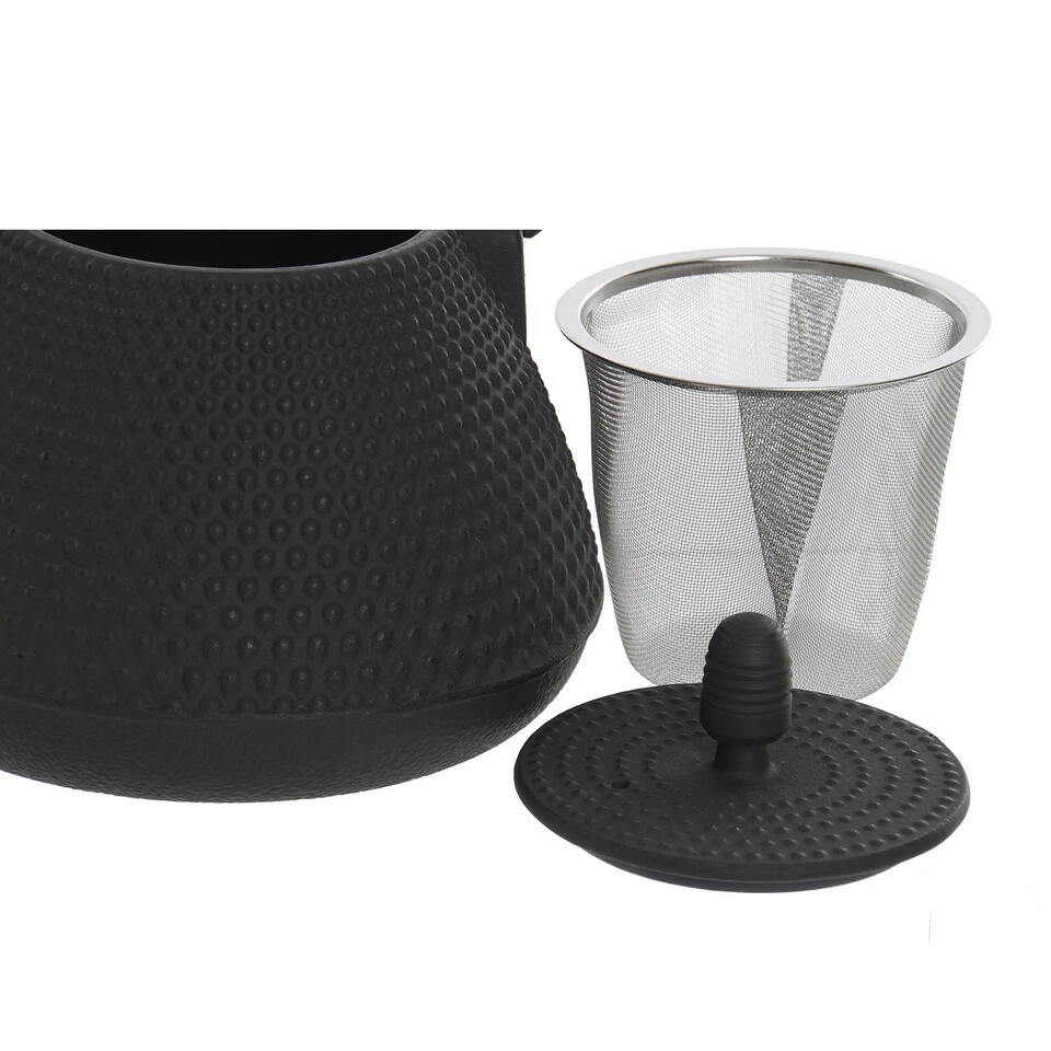 Items Kitchen Theepot Oriental - Gietijzer - 1000 Ml - Mat Zwart 4 Items Kitchen Theepot Oriental - Gietijzer - 1000 Ml - Mat Zwart - Afbeelding 2