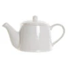 Items Theepot - Van Wit Porselein - 1100 Ml - Met Handvat -Bestekwinkel 1000096724