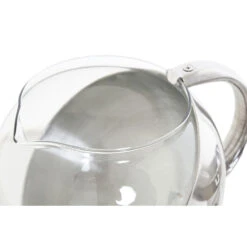 Items Theepot - Glas - RVS - 1100 Ml - Met Filter En Handvat -Bestekwinkel 1000096726 0102