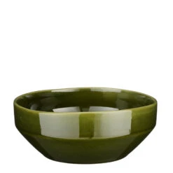 Mica Decorations Rhea Schaal - Ø22,5 Cm - Keramiek - Groen