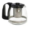 Merkloos Gerimport Theepot Met Theefilter - Glas - 700 Ml - Zwart 2 Merkloos Gerimport Theepot Met Theefilter - Glas - 700 Ml - Zwart -Bestekwinkel 1000112000
