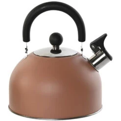 Merkloos Items Kitchen Theepot Matcha - Terracotta Bruin - Inox - 2,5L