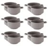 OTIX Soepkommen Met Oor 12 Stuks Grijs Soeptassen 510ml Aardewerk -Bestekwinkel 1000122716