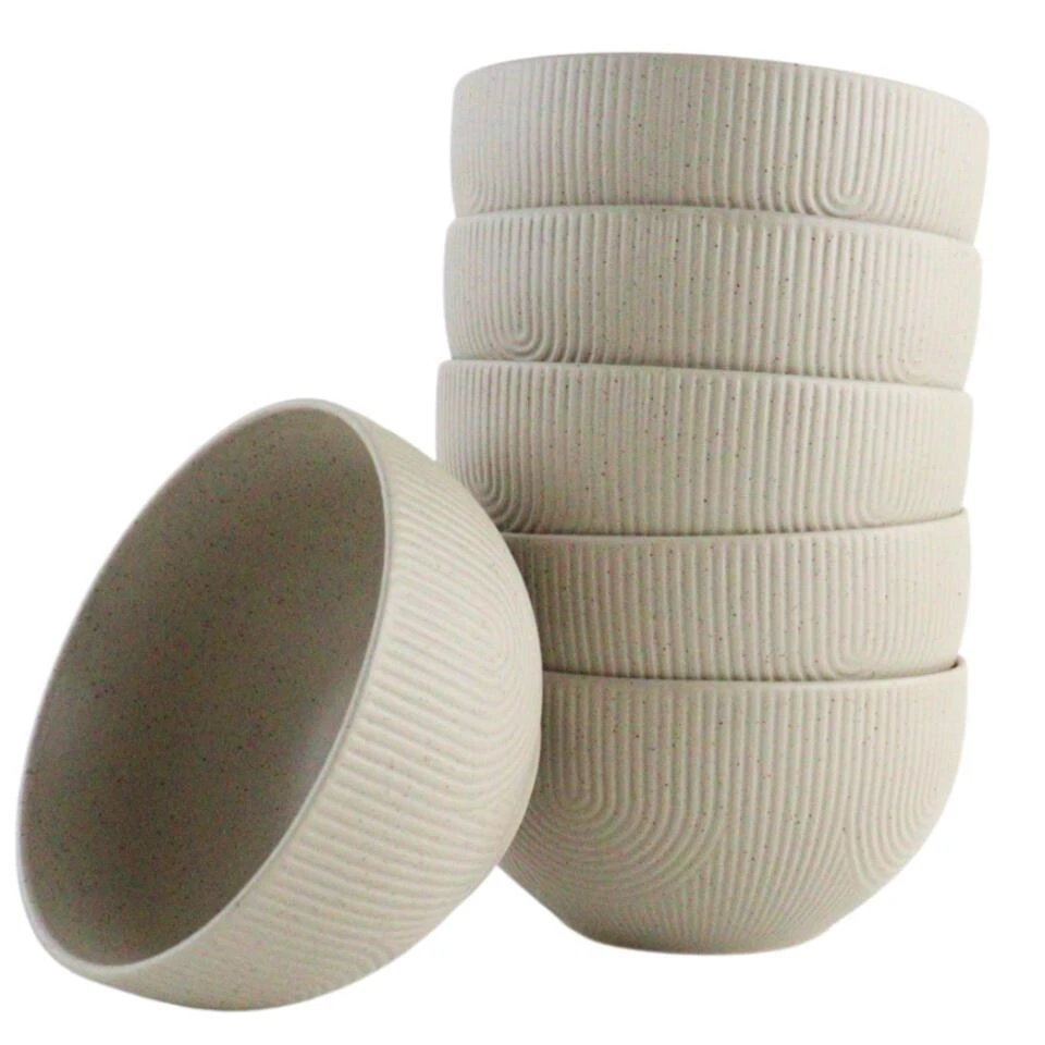 OTIX Soepkommen Zonder Oor Set Van 6 Schaaltjes 600ml Caramel Aardewerk TEAK 3 OTIX Soepkommen Zonder Oor Set Van 6 Schaaltjes 600ml Caramel Aardewerk TEAK