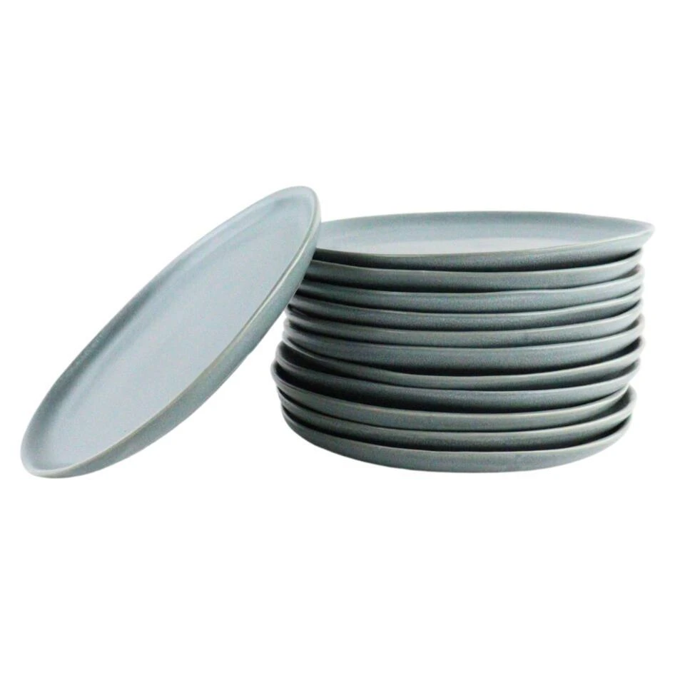 OTIX Ontbijtborden Bordenset 12 Persoons Dessertbord 21cm Aardewerk 3 OTIX Ontbijtborden Bordenset 12 Persoons Dessertbord 21cm Aardewerk