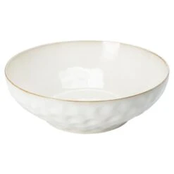 OTIX Saladeschaal Slakom Serveerschaal 2500ML Beige Keramiek