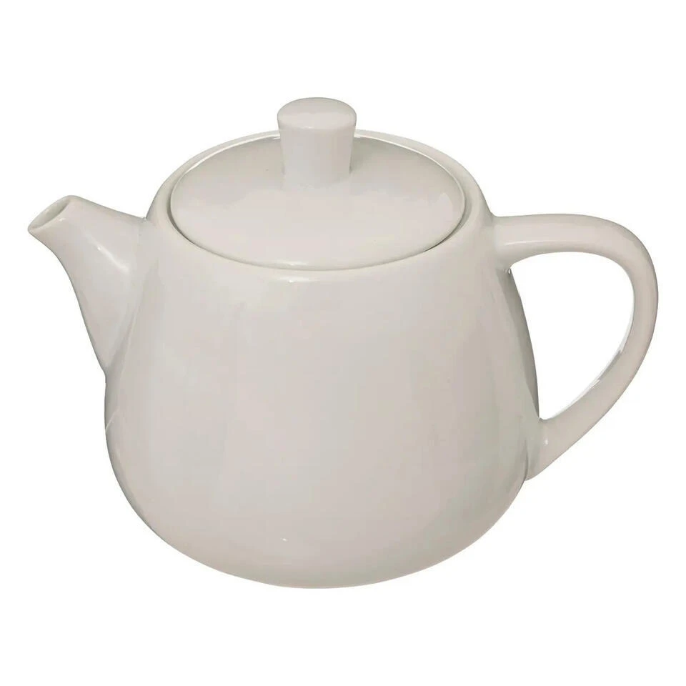 Merkloos Secret De Gourmet Theepot Cameron - 1000 Ml - Keramiek - Wit 3 Merkloos Secret De Gourmet Theepot Cameron - 1000 Ml - Keramiek - Wit