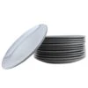 OTIX Dinerborden Bordenset 12 Persoons Grijs 26cm Aardewerk POPLAR 2 OTIX Dinerborden Bordenset 12 Persoons Grijs 26cm Aardewerk POPLAR -Bestekwinkel 1000143072