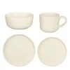 Mica Decorations Ozzu Serviesset 4 Persoons - Steengoed - Off-white -Bestekwinkel 1000155567