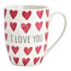 Koffiemok MR Lover Lover - 1x - Keramiek - Wit/rood -Bestekwinkel 1000166702