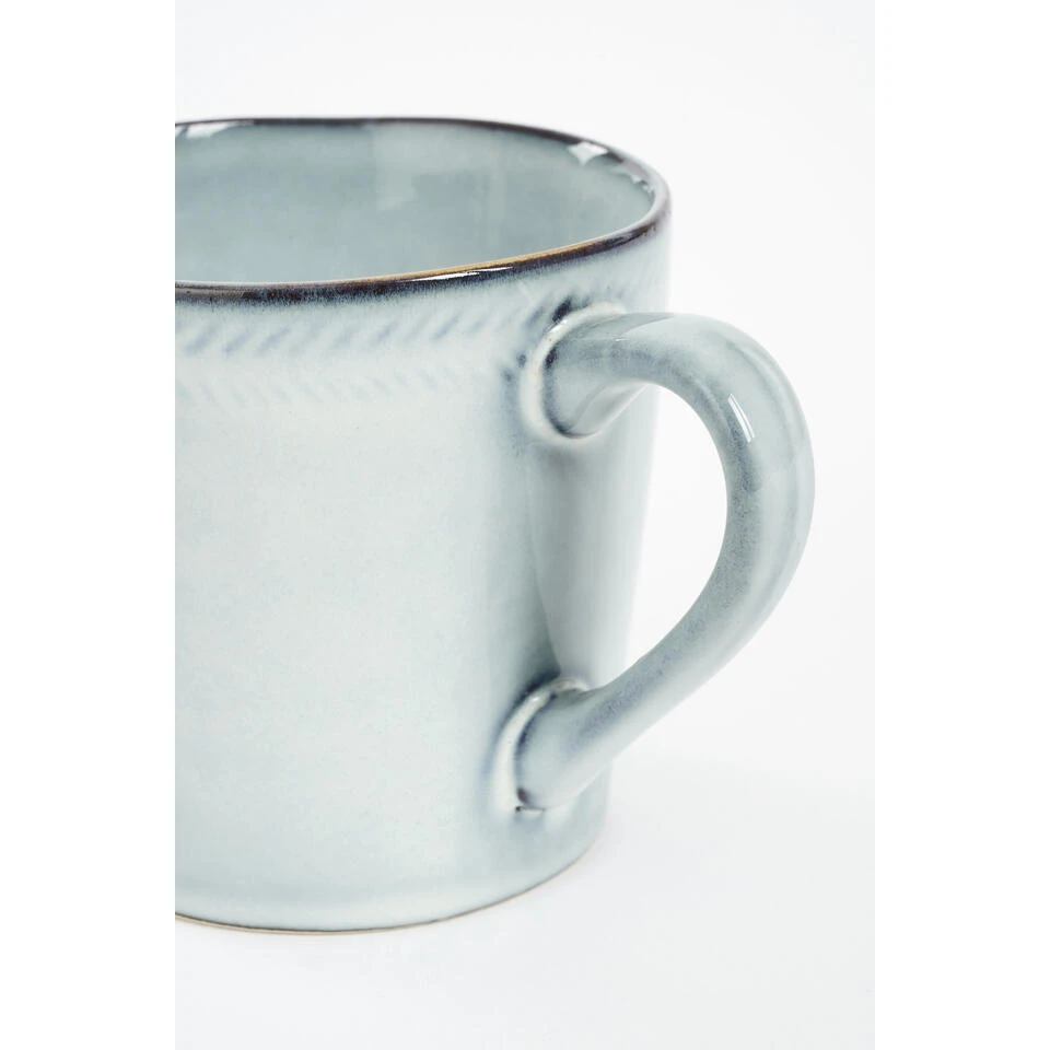 Mica Decorations Racco Serviesset 4 Persoons - Steengoed - Lichtgrijs 5 Mica Decorations Racco Serviesset 4 Persoons - Steengoed - Lichtgrijs - Afbeelding 3