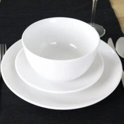 OTIX Soepkommen Zonder Oor Set Van 12 Schaaltjes Wit Porselein BIRCH -Bestekwinkel 14616bbb619f40519f08046ff811b306