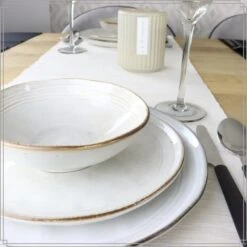 OTIX Dessert Ontbijt Bordenset 12 Persoons Beige 21cm Keramiek LILY 15 OTIX Dessert Ontbijt Bordenset 12 Persoons Beige 21cm Keramiek LILY -Bestekwinkel 19f5484b45244cb1b7f514b6654b3167