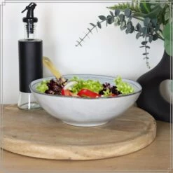 OTIX Saladeschaal Slakom Serveerschaal 24cm Blauw Porselein BLUEBELL -Bestekwinkel 1be551f770774590a7c656dee05f3d6c