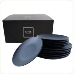 OTIX Serviesset 12 Delig Ivy - Zwart -Bestekwinkel 1d51319e3fd14df29440f40419238c0f