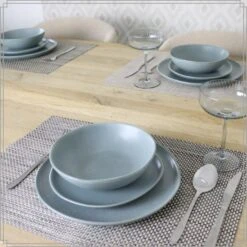 OTIX Dinerborden Bordenset 6 Persoons 27cm Aardewerk OAK -Bestekwinkel 235d0083a5424af988e55c021631c1c8