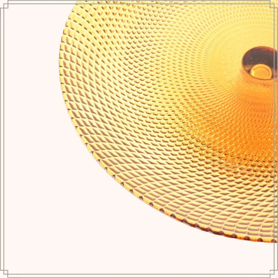 OTIX Taartplateau Met Voet 28cm Amber Kleur Glas 9 OTIX Taartplateau Met Voet 28cm Amber Kleur Glas - Afbeelding 7