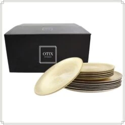 OTIX Dinerborden Bordenset 6 Persoons Onderborden Goud 17 OTIX Dinerborden Bordenset 6 Persoons Onderborden Goud -Bestekwinkel 27d4079b586049a492b473aefb60730f