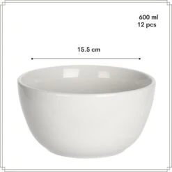 OTIX Soepkommen Zonder Oor Set Van 12 Schaaltjes Wit Porselein BIRCH -Bestekwinkel 2f0d2d7fa0c64ca680179e46de2d5925
