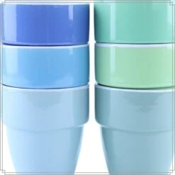 OTIX Kopjes Set Van 6 - Multikleur -Bestekwinkel 329a77fae9b844f9889014af8e90f80d