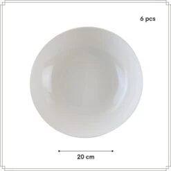 OTIX Pastaborden Bordenset 6 Persoons Diepe Borden Soepborden 20cm Wit Porsel... 14 OTIX Pastaborden Bordenset 6 Persoons Diepe Borden Soepborden 20cm Wit Porsel... -Bestekwinkel 3377fa43b9ef4fbf8444ccca66522e3a