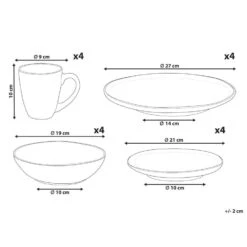 THYME - Serviesset 16 Delig - Donkergroen - Steengoed 17 THYME - Serviesset 16 Delig - Donkergroen - Steengoed -Bestekwinkel 33c0ce0e46c045afb2b6e091d44be68d 1