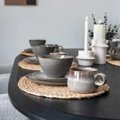 QUVIO Theemokken Selma - Keramiek - Grijs - Set Van 4 11 QUVIO Theemokken Selma - Keramiek - Grijs - Set Van 4 -Bestekwinkel 35ae31ef1e5f4707941497a3dec0d0c3