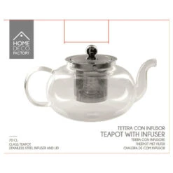 Home Deco Factory Theepot Kensington - Transparant - 700 Ml -Bestekwinkel 36d39cb7c373419e88796cff54538b8e