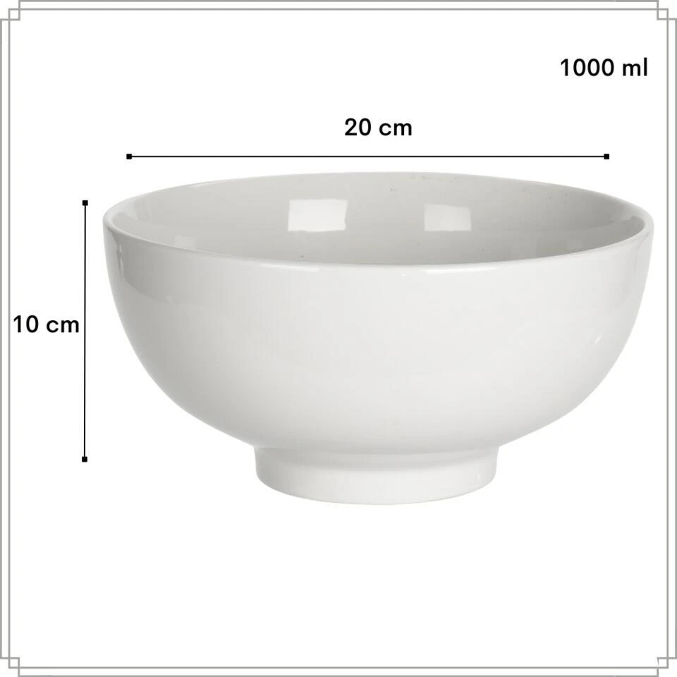 OTIX Pastaborden Bordenset 12 Persoons 20 Cm Porselein BIRCH 7 OTIX Pastaborden Bordenset 12 Persoons 20 Cm Porselein BIRCH - Afbeelding 5