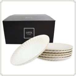OTIX Ontbijtbordenset 6 Persoons Desertbord 21cm Wit Keramiek SOLIS 17 OTIX Ontbijtbordenset 6 Persoons Desertbord 21cm Wit Keramiek SOLIS -Bestekwinkel 387289286c8f44328712ddb44eb4b085