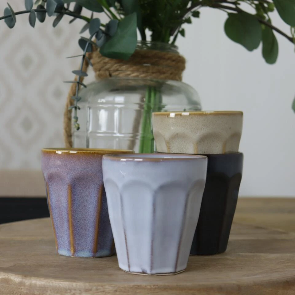 OTIX Koffie Kopjes 8 Stuks 250 Ml Zonder Oor Koffietassen Porselein Hittebest... 5 OTIX Koffie Kopjes 8 Stuks 250 Ml Zonder Oor Koffietassen Porselein Hittebest... - Afbeelding 3