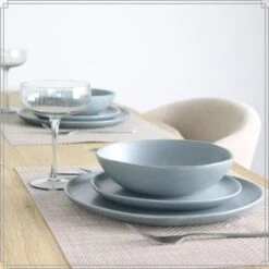 OTIX Dinerborden Bordenset 6 Persoons 27cm Aardewerk OAK -Bestekwinkel 44b1333502564cb580ec61d3d43fc970