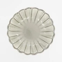 Mica Decorations Corfu Schaal - H9 X Ø17 Cm - Keramiek - Grijs -Bestekwinkel 486585aabddb4101b173501021ad6c09