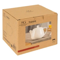 Merkloos Secret De Gourmet Theepot Cameron - 1000 Ml - Keramiek - Wit 9 Merkloos Secret De Gourmet Theepot Cameron - 1000 Ml - Keramiek - Wit -Bestekwinkel 490ee4201155477fbb312e3ae03b0270