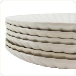 OTIX Diner Bordenset 6 Persoons Onderborden 32cm Wit Keramiek SOLIS -Bestekwinkel 4de4852578ed4937aaaf1f90cb02b8a5