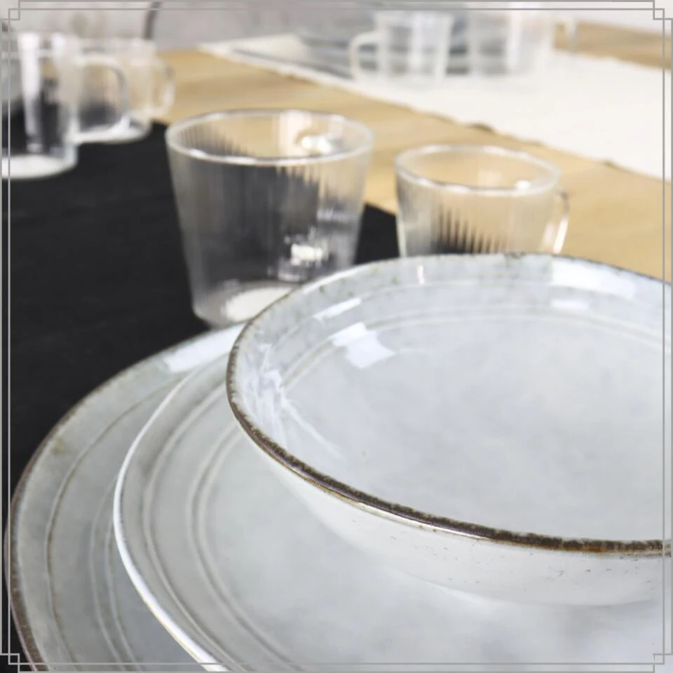 OTIX Soepkommen 6 Stuks Blauw 15cm Soeptassen Keramiek BLUEBELL 7 OTIX Soepkommen 6 Stuks Blauw 15cm Soeptassen Keramiek BLUEBELL - Afbeelding 5