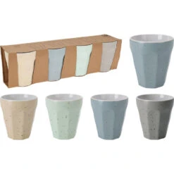 Excellent Houseware Thee/koffie Mokken - 4x - Porselein - 250 Ml 11 Excellent Houseware Thee/koffie Mokken - 4x - Porselein - 250 Ml -Bestekwinkel 56b8d400cf524d47b1135b3b20ed082f