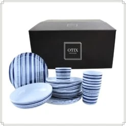 OTIX Serviessets 12 Delig STRIPES - BLUE 19 OTIX Serviessets 12 Delig STRIPES - BLUE -Bestekwinkel 5c62695036854ed29a22cd33a4a3f278