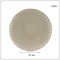 OTIX Ontbijtbordenset 6 Persoons Desertbord 21cm Wit Keramiek SOLIS 13 OTIX Ontbijtbordenset 6 Persoons Desertbord 21cm Wit Keramiek SOLIS -Bestekwinkel 5c6ab0baf40344d49d6d2816cc0dbe61