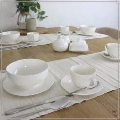 OTIX Koffiekopjes Met Oor En Schotel Set Van 12 200ml Wit Porselein... 13 OTIX Koffiekopjes Met Oor En Schotel Set Van 12 200ml Wit Porselein... -Bestekwinkel 5d88d122b7f449f4bacba45f7f44d825