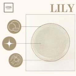 OTIX Dessert Ontbijt Bordenset 12 Persoons Beige 21cm Keramiek LILY 18 OTIX Dessert Ontbijt Bordenset 12 Persoons Beige 21cm Keramiek LILY -Bestekwinkel 5db34f93cb4745fb802b4b927d63cc4e
