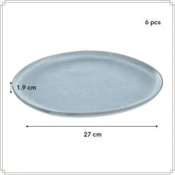 OTIX Dinerborden Bordenset 6 Persoons 27cm Aardewerk OAK -Bestekwinkel 62426017468343fbbdda74af0b4bf857