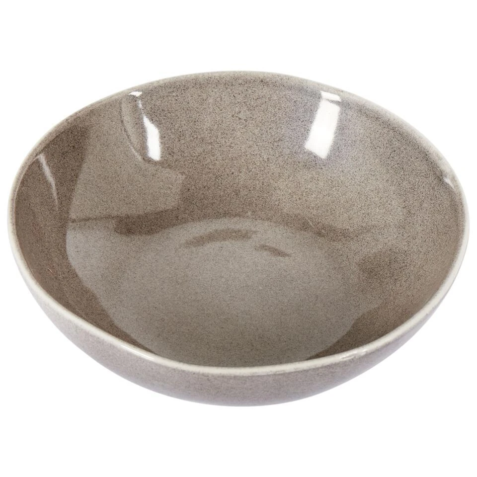 COSTMARY - Diepe Borden Set Van 8 - Grijs - Steengoed 8 COSTMARY - Diepe Borden Set Van 8 - Grijs - Steengoed - Afbeelding 6