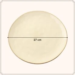 OTIX Dinerborden Bordenset 6 Persoons Beige 27cm Keramiek -Bestekwinkel 64cc3f0a506f4c1aa31e67a1effa52ea