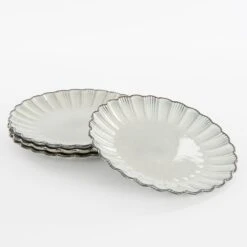Mica Decorations Corfu Dinerbord - H2,5 X Ø26,5 Cm - Keramiek - Grijs -Bestekwinkel 66455dcc6eb6411197b99ba9411b3f48