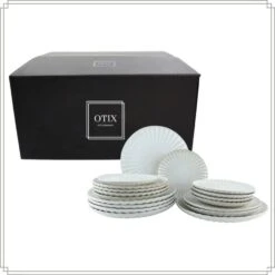 OTIX Serviesset 18 Delig Solis - Wit -Bestekwinkel 67ac8704b9144ce3b3ad858b5c59a42a