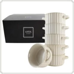 OTIX Soepkommen Met Oor Set Van 6 Stuks Soeptassen Wit Keramiek SOLIS -Bestekwinkel 6bee31983d5140b0bc6fddef29ef6b1d